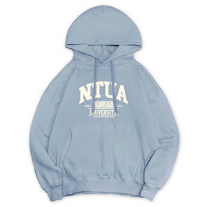 【已預購結束】NTUA冬日輕甜系落肩帽T(建築款)_冰霜藍